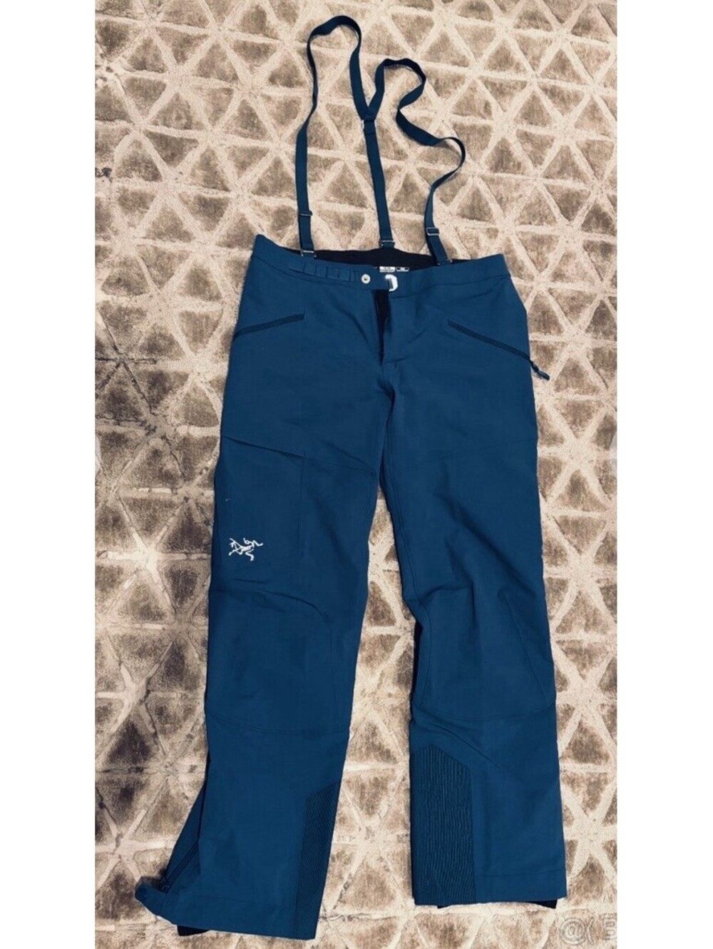 Arc'teryx Mens Procline FL SOFTSHELL SKI SNOWBOARD PANTS Blue M MEDIUM 33
